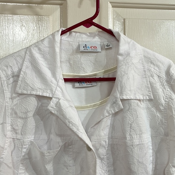 NWOT 2 PC Denim&Co Jacket and Tank - Picture 2 of 7